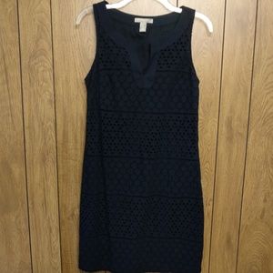 Banana Republic Dark Navy Blue Lace Dress Size 4